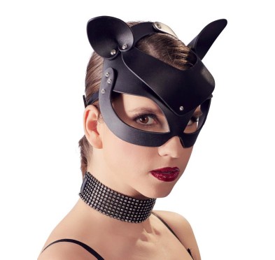 Bad Kitty Cat Mask Rhinestones